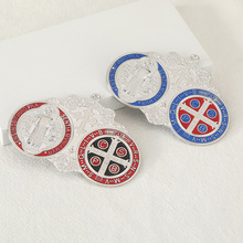 跨境货源圣本尼门钥匙扣窗墙壁挂件金属创意新颖简约钥匙饰品配件