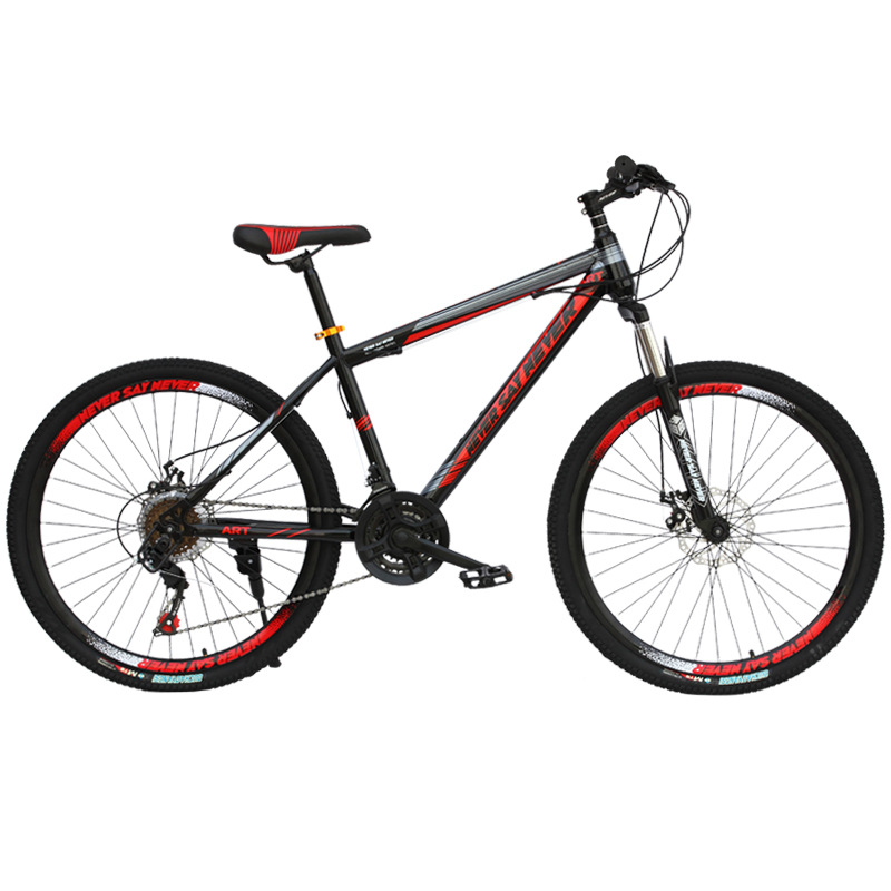 Bicicleta de montaña de velocidad variable para adultos amortiguadores de doble cilindro motocicleta de carreras de carretera para jóvenes bicicletas de 24 pulgadas y 26 pulgadas