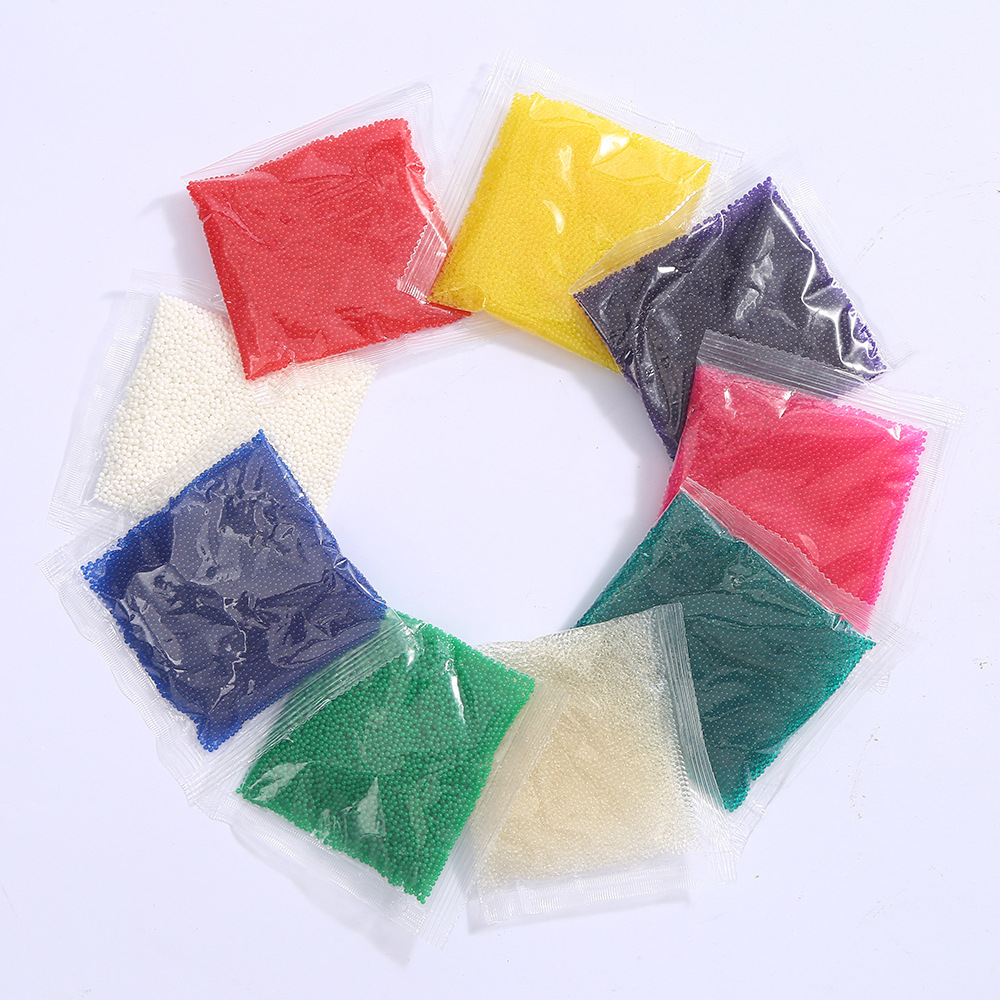 优质吸水弹7-8mm水弹珠泡大子弹珠玩具批发50克1万发水弹珠精灵球