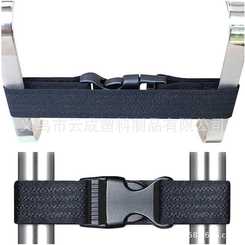 简易魔术贴释放插扣   柜门防开固定绑带