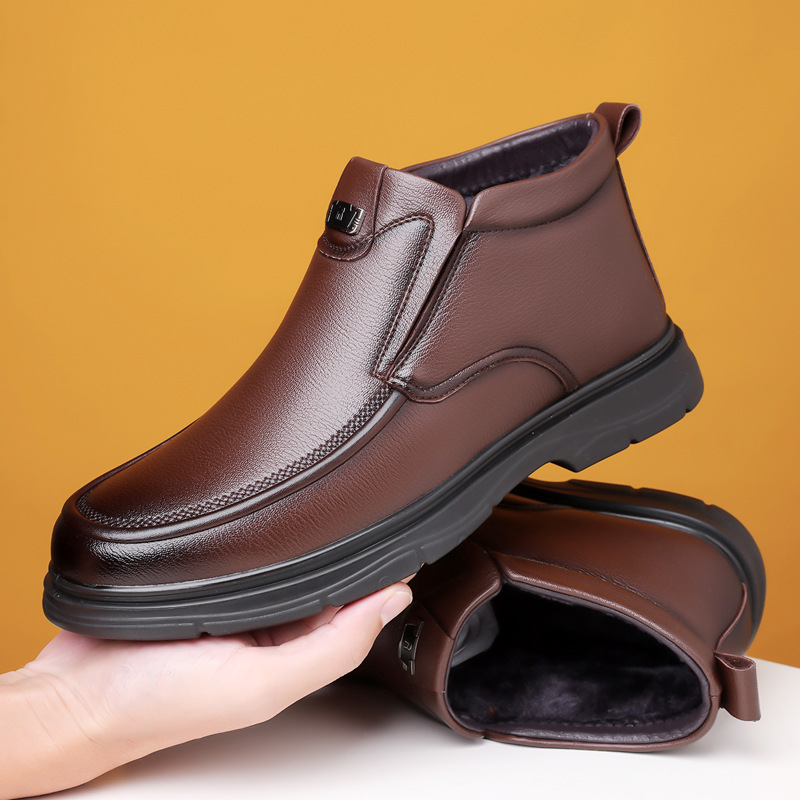 BC5520 브라운 코튼 부츠