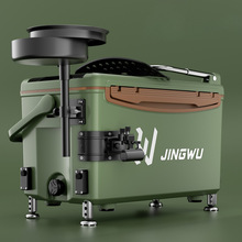 钓箱新款全套超轻便携鱼箱多功能可坐台钓野钓入门级渔具装备跨境