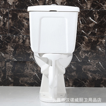 Household siphonic hotel apartment anti-odor, water-saving, large-diameter anti-splash water engineering ceramic toilet seat undefined