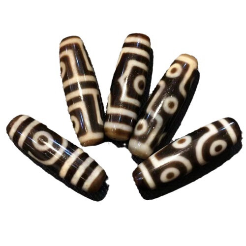 High-quality ancient agate sky beads wholesale, Taiwan craft agate sky beads nine-eyed sky beads jade jewelry live stream for men and women