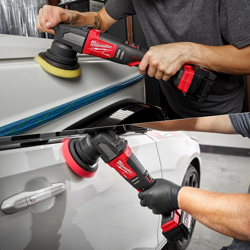美沃奇milwaukee打磨机125mm自由偏心抛光机车痕划痕汽车美容