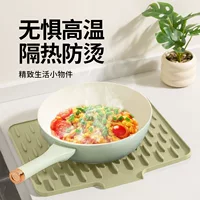 Силиконовый дренажный коврик для склона, изоляционный коврик для кухонной посуды, большой коврик для столешницы, разделочная доска, нескользящий фиксированный коврик