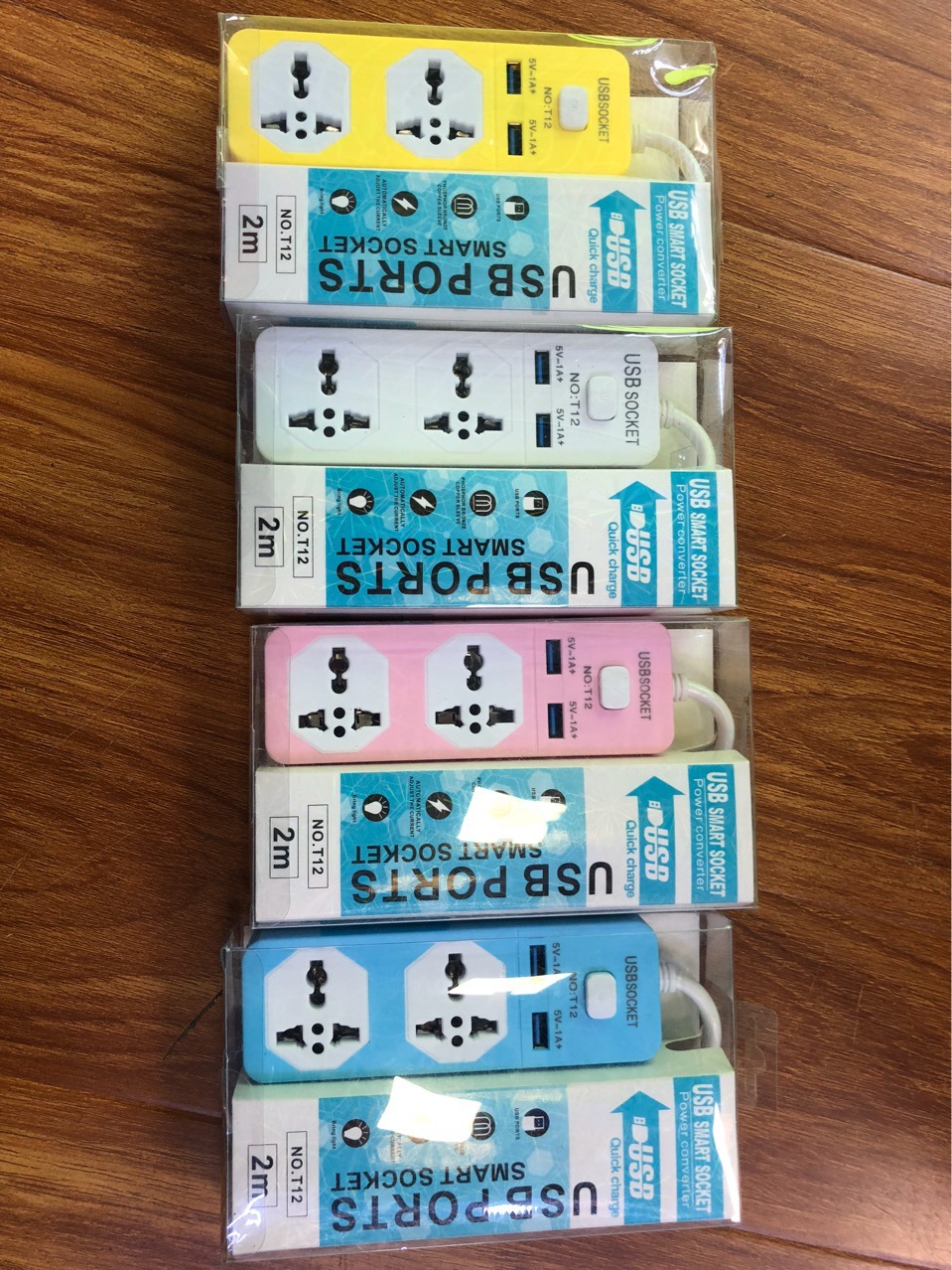 外贸插座2USB有线插座