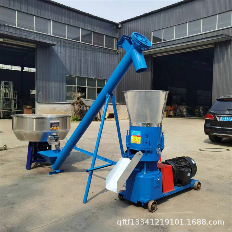 鸡鸭鹅猪牛羊饲料颗粒机 玉米饲料粉碎机 养殖场用颗粒饲料机