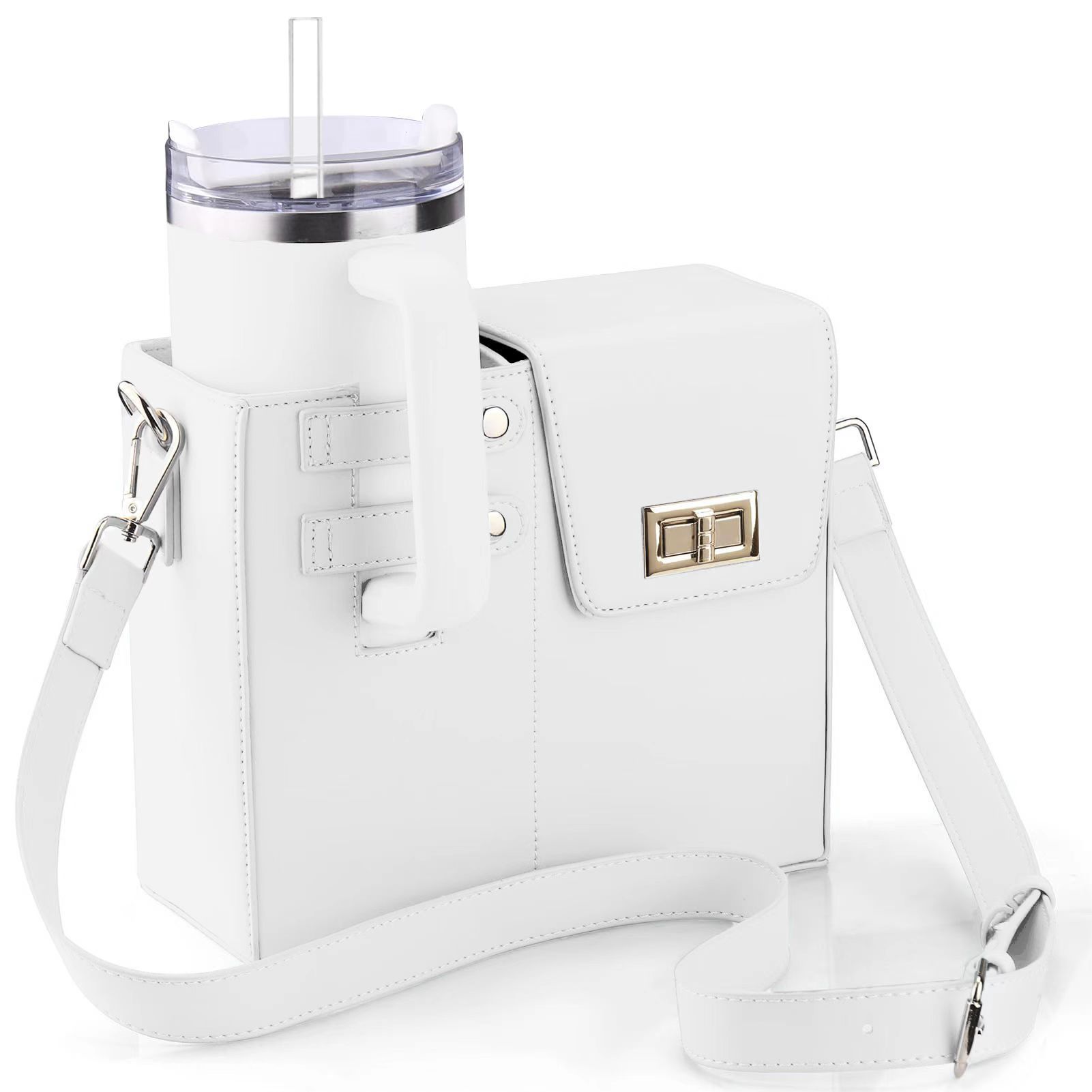 2024 nueva botella de bebida portátil bolsa de taza de agua tendencia transfronteriza nueva bolsa de viaje de diseño de nicho bolsa de mensajero de hombro