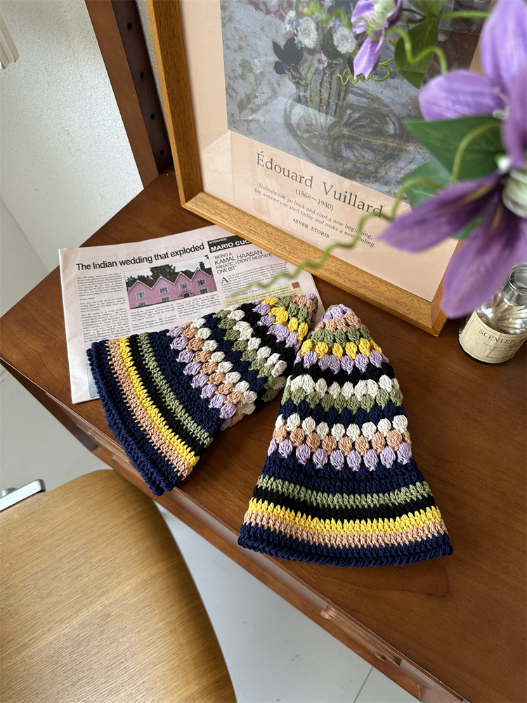 Colorful Striped Hat