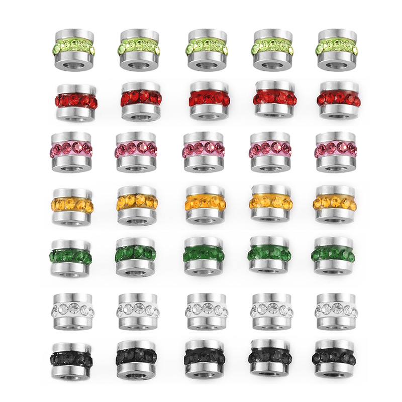 16g Weight Beads Jewelry Making Type Rhinestones Inlay Material DIY Jewelry Accessories Classification 20 PCS/Package Stainless Steel Rhinestones Round Beads