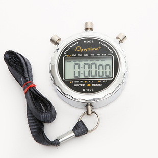 Metal Stopwatch Multifunctional Electronic Sports Stopwatch Referee Timer Alarm Clock Competition Track and Field Stopwatch