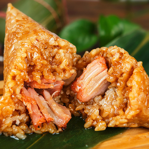 Jiaxing Zongzi, meat zongzi, yolk meat zongzi, bulk combination, red bean paste, honey dates, chestnut meat zongzi, sweet and savory, vacuum packed, 100g