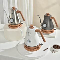 ハイエンドの外国貿易の電熱の手は壺のコーヒーポットの細い口を押し流します。