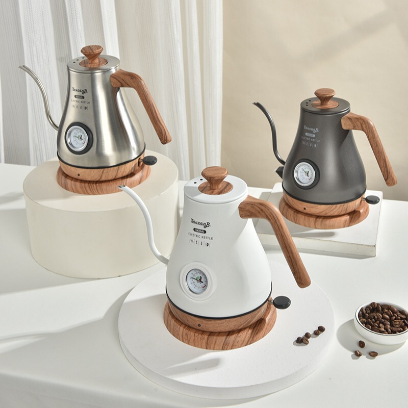 High-end Foreign Trade Electric Hand Pot Coffee Pot Thin Mouth Light Luxury Gooseneck Temperature Control Coffee Pot Heat Pot Hand Pot High-end Foreign Trade Electric Hand Pot Coffee Pot Thin Mouth Light Luxury Gooseneck Temperature Control Coffee Pot Heat Pot Hand Pot
