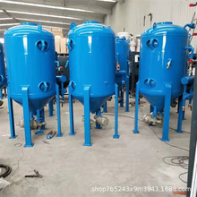 移动式高压喷砂罐泰诚大型移动式除锈喷砂机