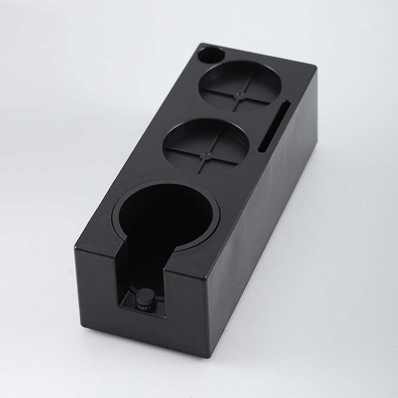 Café ABS polvo prensa titular mango soporte de tela polvo prensa polvo almacenamiento asiento 51/53/58mm polvo martillo traje