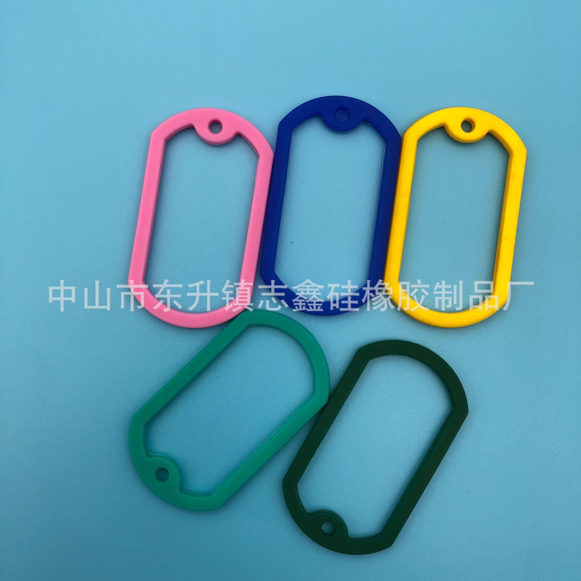 中山硅橡胶制品 方形硅胶狗牌套 圆形吊牌套 硅胶保护套 橡胶套