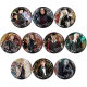 Authentic Harry Potter Character 3D Raster Badge Academy Series Blind Box Malfoy Harry Hermione
