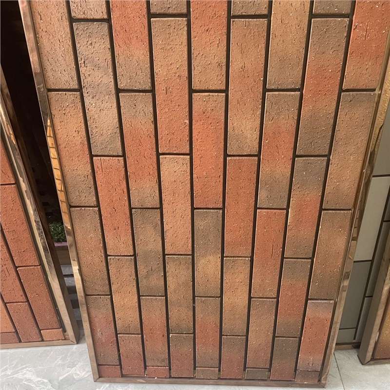 海南定安老红砖切片陶土劈开砖古面砖室内外墙砖复古红砖砖皮古文