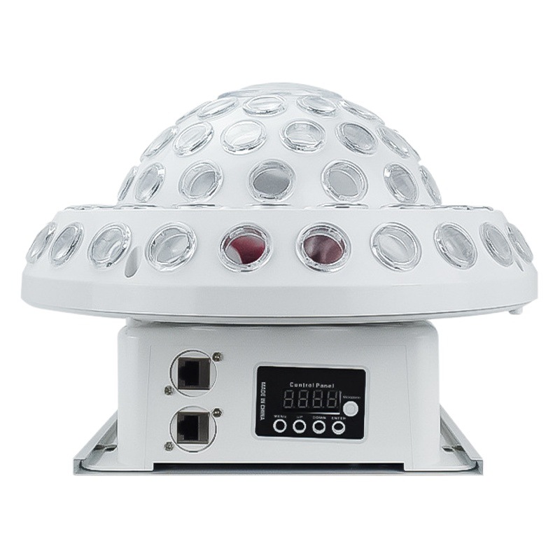 Luz colorida intermitente Gran Universo BOLA MÁGICA luz láser colorida luz giratoria controlada por voz casa discoteca sala de baile KTV atmósfera Luz