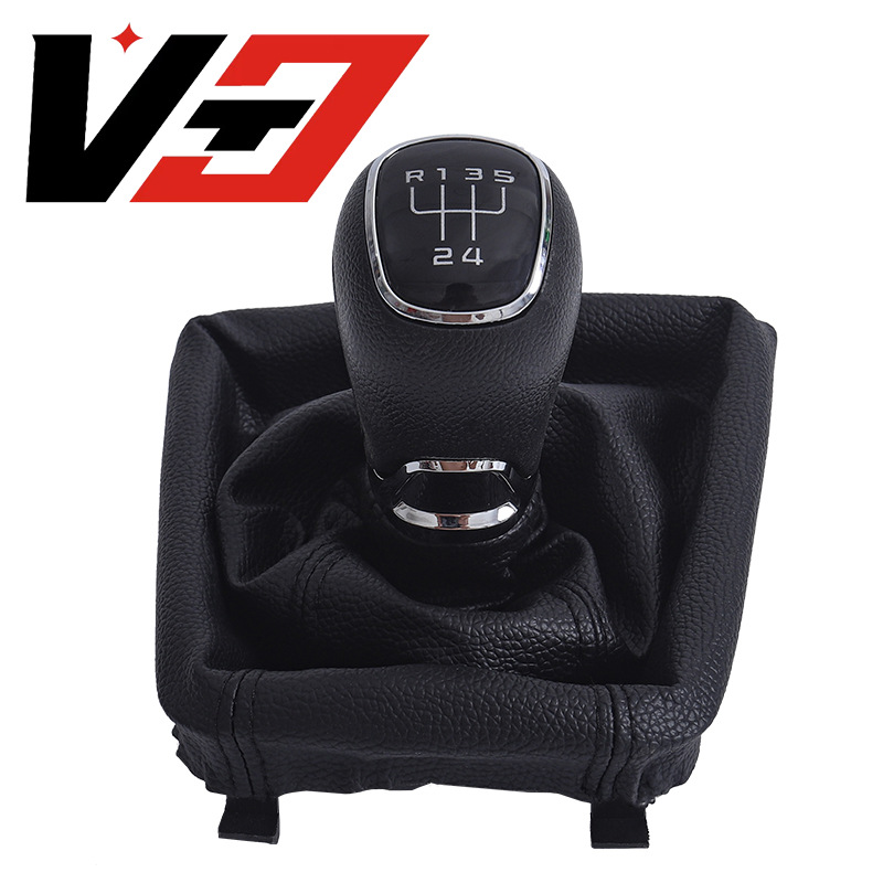 Suitable for Skoda Octavia 2 A5 A6 2004-2012 Model Gear Shift Knob with Leather