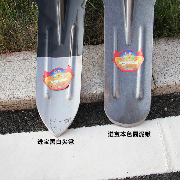 Pala de excavación de árbol de hombro ancho en blanco y negro pala de excavación de árbol multifuncional pala de excavación de suelo al aire libre pala de excavación de acero al manganeso