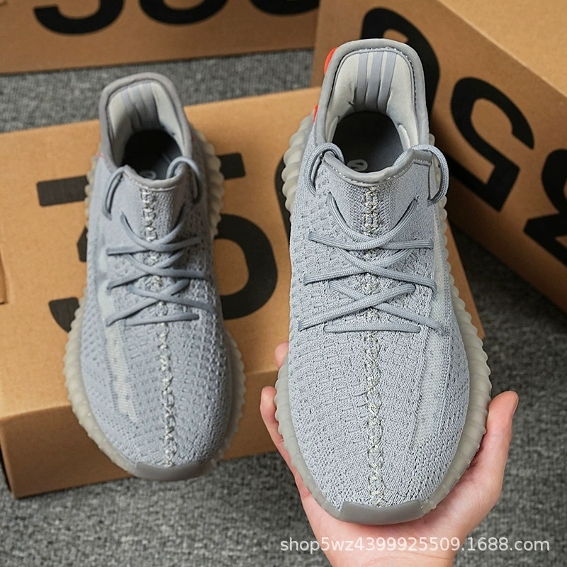 Популярная кокосовая обувь мужская 350 задняя фонарь серый тренд дышащая повседневная обувь Putian мягкая подошва кроссовки беговая обувь женская обувь