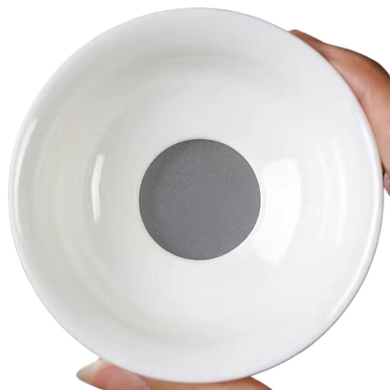 徳化白磁茶こし、単品茶こし、単品販売アクセサリー、茶こし、フィルター、カンフー茶器、全磁器一体型茶こし|undefined