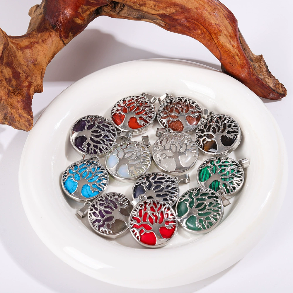 White pendant, white crystal, necklace, accessory, (Cross-border trading), European style