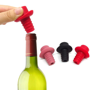 Silicone Sealed Bottle Lid Reusable Silicone Wine Stopper Wine Stopper Wine Bottle Lid Beer Sealed Cap Bottle