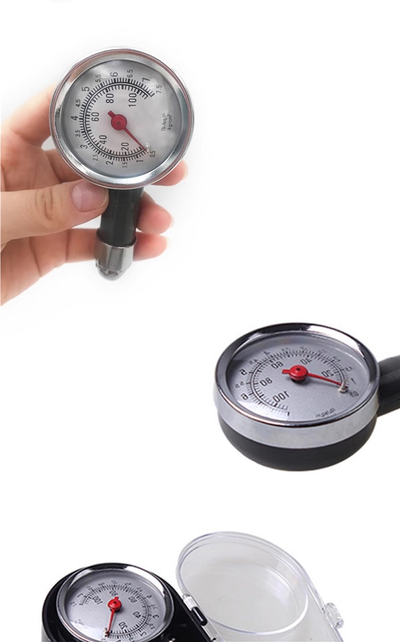 Tire Pressure Gauge, High-Precision Air Pressure Gauge with Inflator, Car Tire Pressure Monitor, Digital Tire Pressure Meter for Vehicles, Inflator Gun