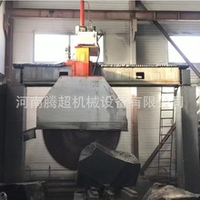 桥式石材切机红外线中切割机工作台可旋转360°度