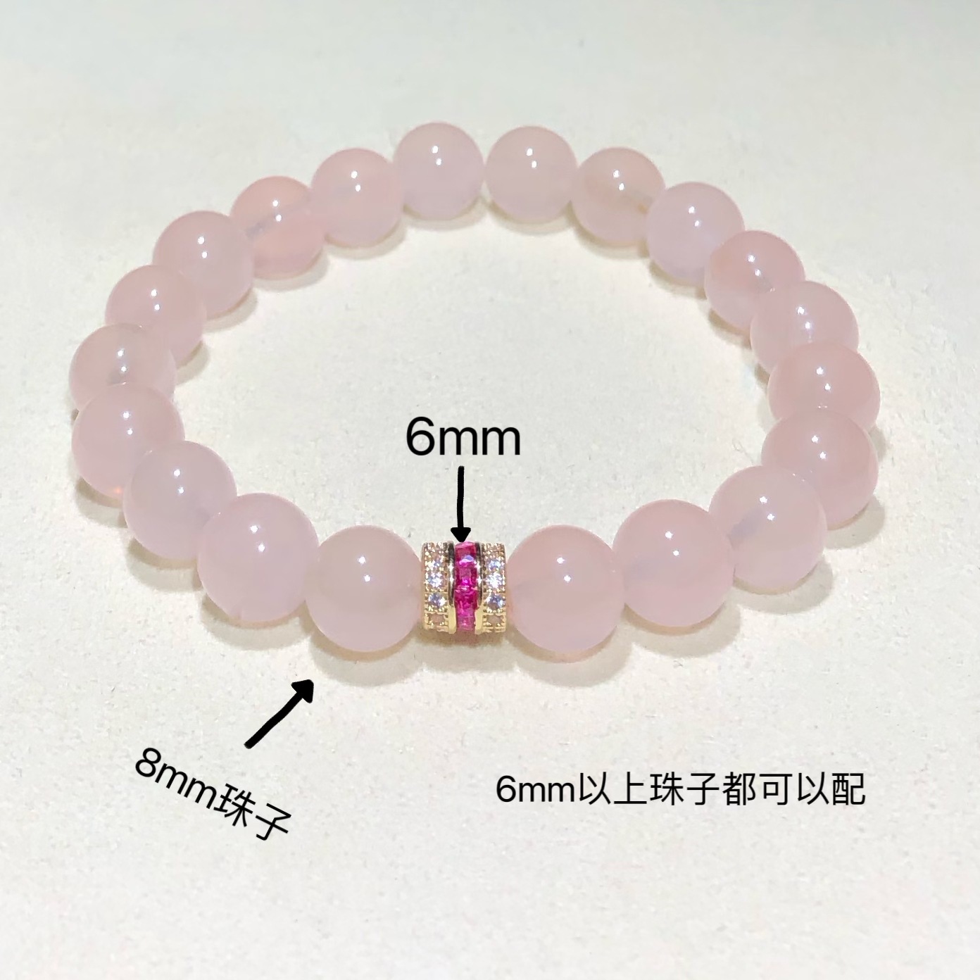 14K Gold-Filled High Color Retention Jewelry Crystal DIY Accessories Colorfulful Zircon Large Hole Spacer Beads Bracelet Necklace Accessories