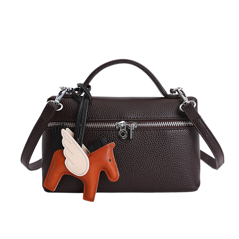 Bolso de mano de alta calidad coreano para mujeres 2026 nuevo nicho de bolso de caja de lujo ligero casual simple hombro bolso de mujer