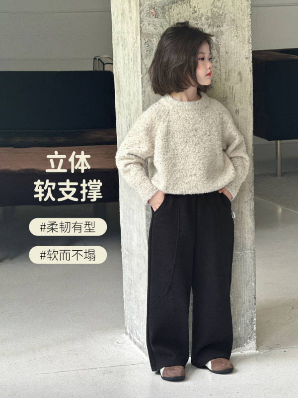 图图小象童装女童加绒裤子2025冬季新款儿童休闲运动裤子洋气裤子|undefined