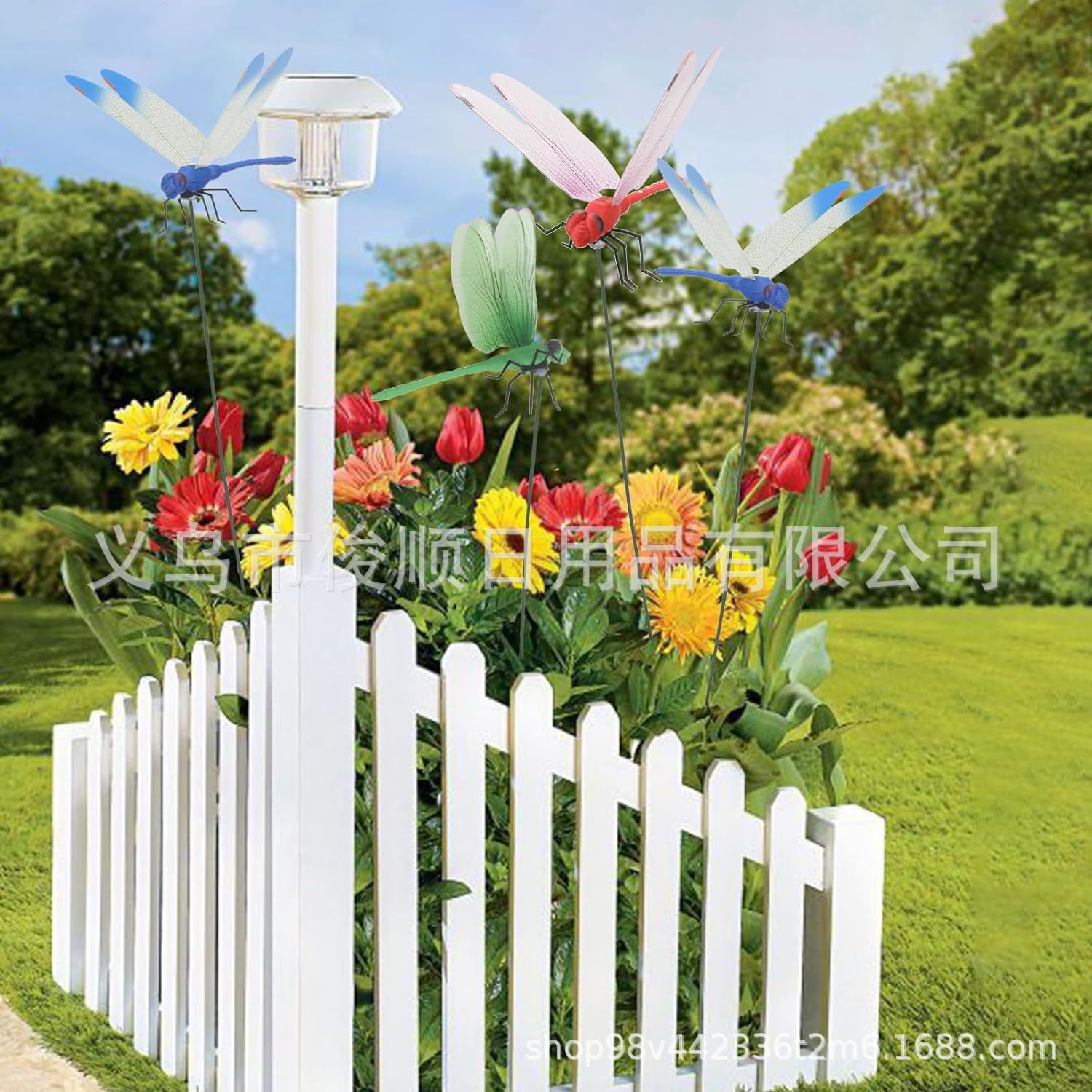 가짜 잠자리 클립 가짜 잠자리 클립 파리를 쫓아내는 장 클립 3D 잠자리 장 클립