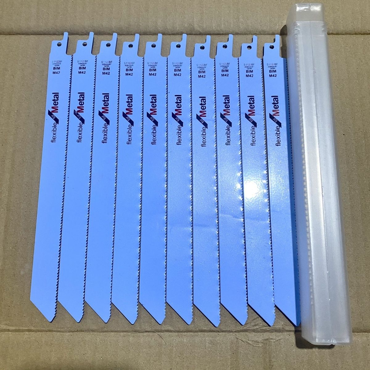 往复锯锯条,10支金属锯片马刀锯片22.5厘米长度高速钢锯齿跨境