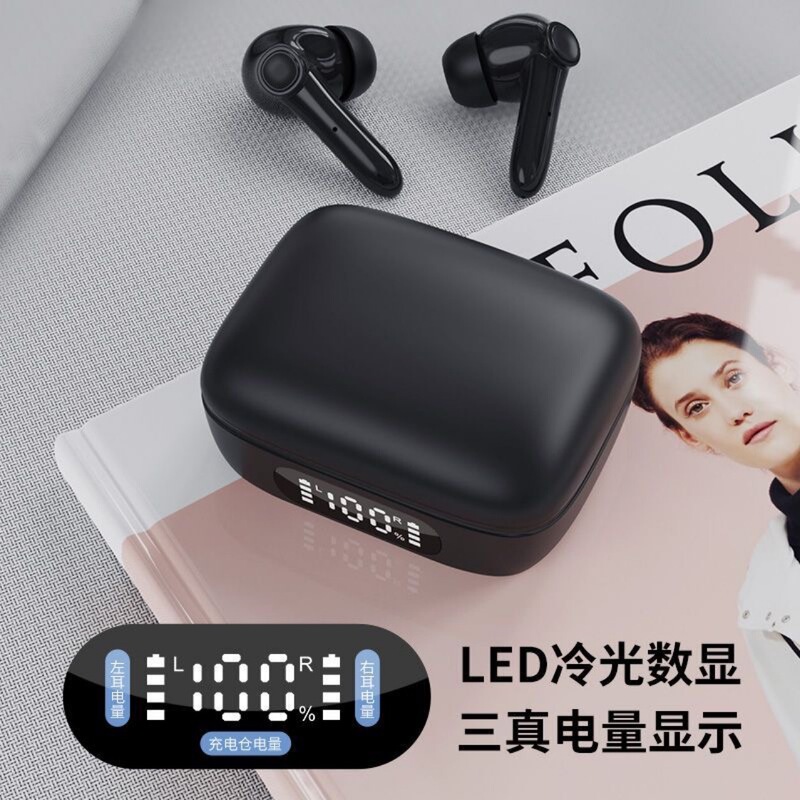 跨境专供X5蓝牙耳机带电量显示屏显立体声入耳式HIFI重底音无线|undefined
