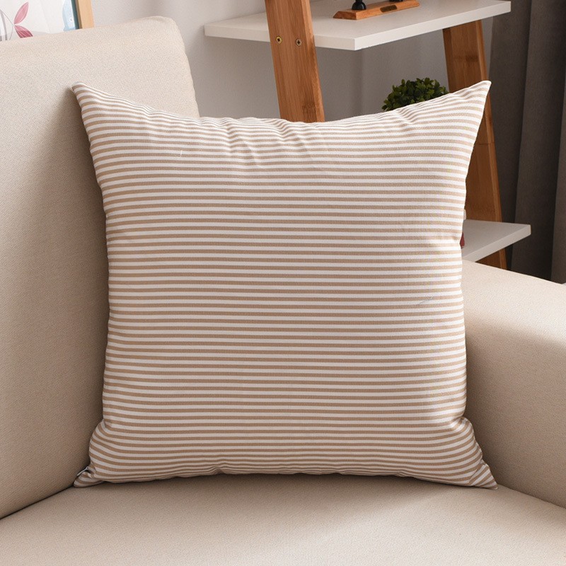 Cojín de asiento de algodón y lino para oficina y sofá