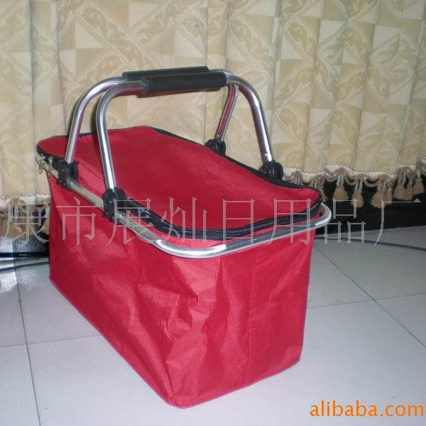 现货供应超市折叠蓝提手、户外野炊篮提手护套，玩具篮手提防护套