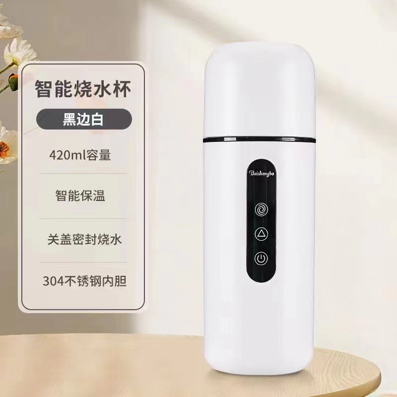 车载加热水杯搅拌杯车用12V保温杯烧水壶汽车电热杯24V货车通用|undefined