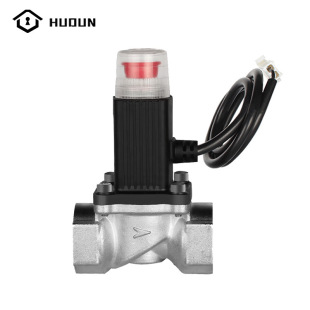 Gas pipeline solenoid valve gas leakage linkage alarm natural gas automatic cut-off wireless cut-off valve