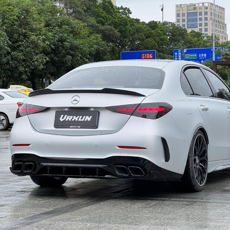 Applicable to 22-25 new Mercedes-Benz C W206 modification and upgrade C63AMG1:1 wide body surrounding front bumper wing fender
