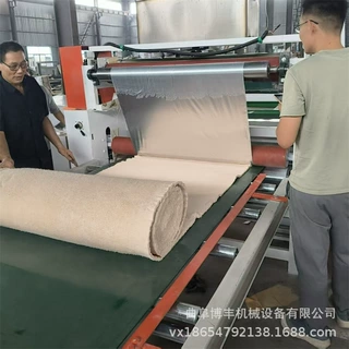 陶瓷纤维保温棉铝箔热熔胶复合机 XPE海绵皮革贴合机 热烫覆膜机