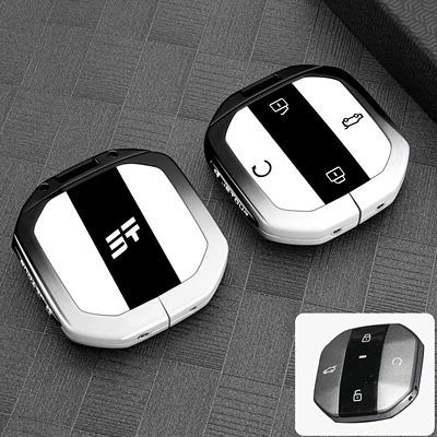 Static Rod/Key Bag | Shell Modification for Men - exclusively-for-jietu-gradient-black-and-white-whiteblack-single-shell