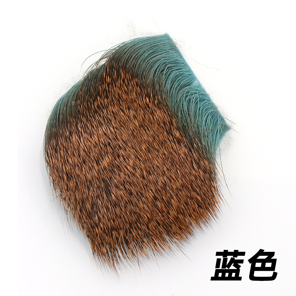 Bloque de pelo de ciervo pesca con mosca Luya cebo material vinculante pelo de ciervo Gancho mosca gancho de pelo material de gancho seco material de gancho 5*5cm