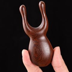 Sandalwood Massage Comb Frog Nose Massager Nose Massage Comb Eye Massage Stick Nasal Bridge Sandalwood Massage Comb