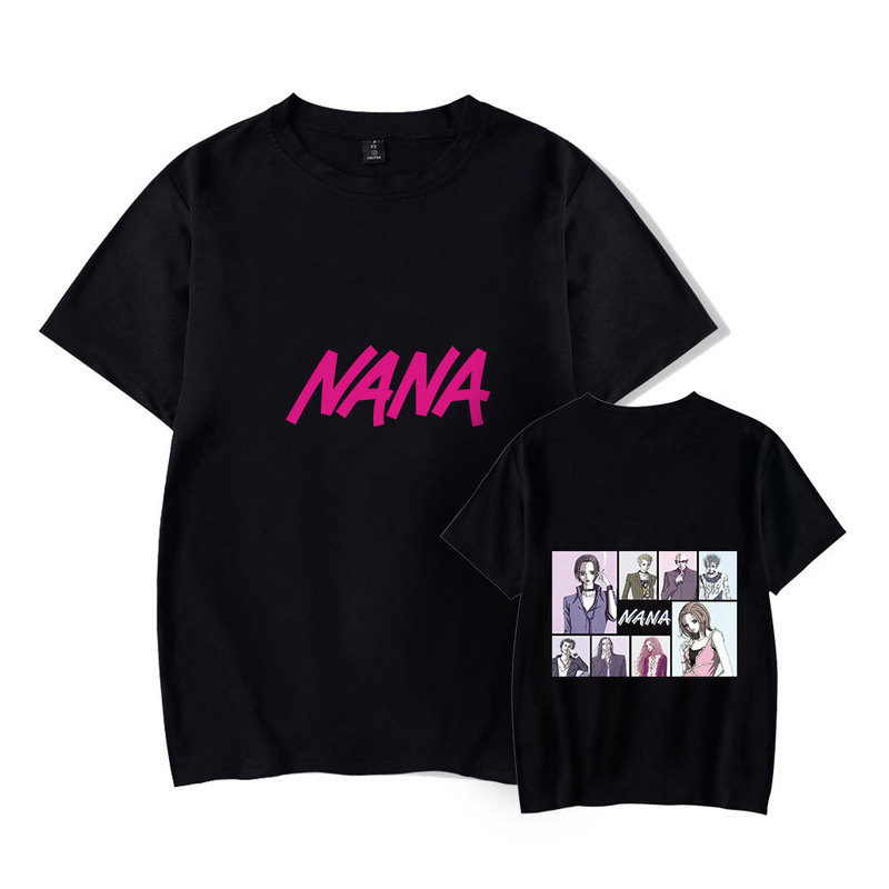 Another one in the world, my NANA cartoon peripheral printing street fashion summer short-sleeved T-shirt loose couple style