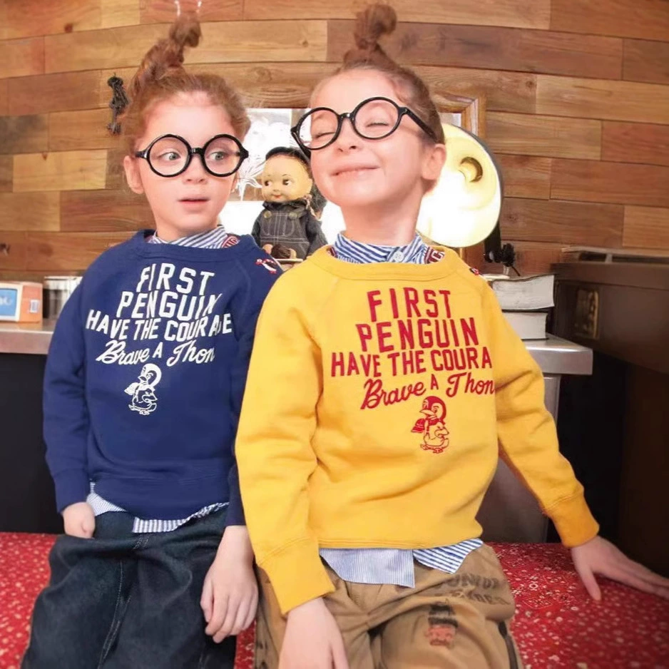 Японская детская одежда для детей мужского и женского пола свитеров